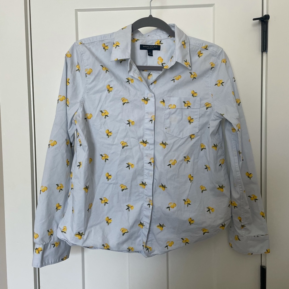 Banana Republic Quinn Boy Fit Button Down